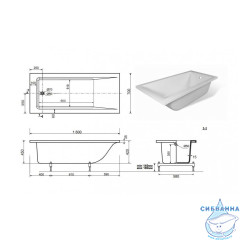 Ванна из искусственного камня Calypso Sofia 150х70