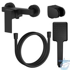 Смеситель для душа Azario Eddie AZ-WQY338207PA (черный матовый)