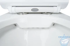 Унитаз напольный безободковый Azario Fretta Round с бачком и сиденьем Soft Close (микролифт) AZ-7121