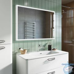 Тумба с умывальником, подвесная, 100 см, белая, Brick, IDDIS, BRI10W1i95K