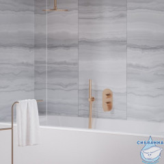 Встраиваемый смеситель для ванны Ravak Eleganta X070371 (розовое золото)