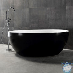Акриловая ванна ABBER AB9279MB 150х150 с каркасом