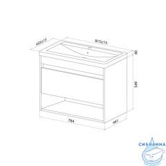 Тумба под раковину Iddis Zodiac X 80 см ZDX80WNi95