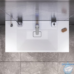 Тумба под раковину Am.Pm Inspire 2.0 100 M50AFHX1003EGM элегантный серый матовый