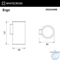 Стакан подвесной WHITECROSS Ergo ER2234NIB (брашированный никель)