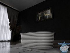 Ванна из искусственного камня ABBER Stein 170x80 AS9650