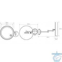 Косметическое зеркало Bemeta 112201512