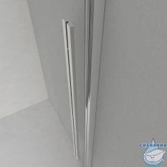 Душевое ограждение Vincea Лугано 160x100 профиль хром, стекло прозрачное VSR-1L1016CL-1