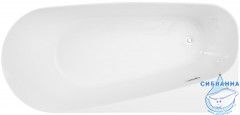 Акриловая ванна Allen Brau Priority 170x80 белый матовый