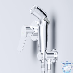 Встраиваемый смеситель с гигиеническим душем AM.PM X-Joy F40H85A00 (хром)