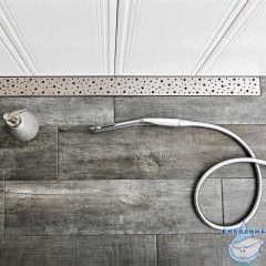 Дренажный трап для душа Veconi Drops V550D с решеткой