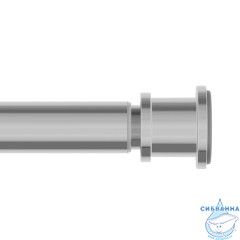 Карниз для ванной комнаты, 110-200 см, хром глянцевый, Elegante, IDDIS, RSC0120i14