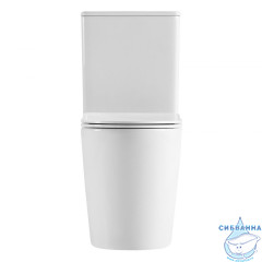 Унитаз напольный Abber Bequem AC1112TMW с бачком и сиденьем Soft Close (микролифт)