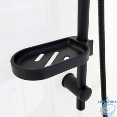 Душевая кабина Тритон Прайм 90x90 профиль черный, стекло прозрачное Щ0000071582