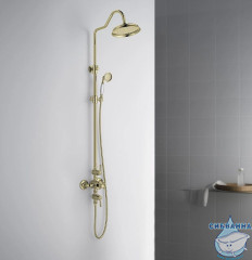 Душевая система Aquatek Классик AQ2563PG (полированное золото)