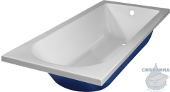 Акриловая ванна C-BATH Geba 180х75 с каркасом