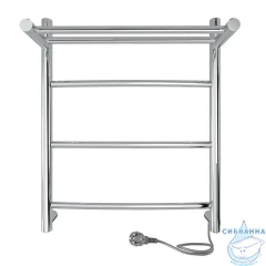 Полотенцесушитель электрический Indigo Arc с полкой П3 40х50 хром (с возможностью скрытого подключения, подключение R/L)