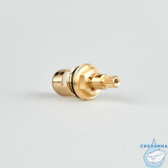 Кран-букса керамическая, 180°, 20 зубцов, G 1/2", M24, h=51 мм, IDDIS, 998CR511SM