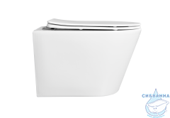 Унитаз подвесной безободковый Aquatek Вега AQ1905-00 (с сиденьем Soft Close (микролифт)