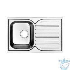 Мойка, нерж. сталь, шелк, 780*480, Strit S, IDDIS, STR78SDi77