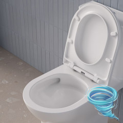 Унитаз напольный со смывом торнадо Iddis Zodiacс бачком и сиденьем Soft Close (микролифт) ZODRDSEi24