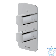 Встраиваемый смеситель для ванны Wasserkraft Naab 8644 Thermo (хром)