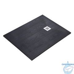 Поддон из литьевого мрамора WasserKRAFT Dill  120x90 61T07 черный матовый