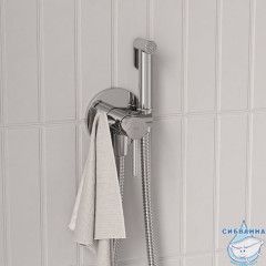 Встраиваемый смеситель с гигиеническим душем, хром глянцевый, IDDIS, 005SBR0i08