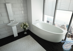 Акриловая ванна Aquatek Дива 150х90 L 