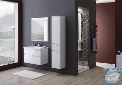 Пенал подвесной Aquanet Модена 35 белый глянец 196967