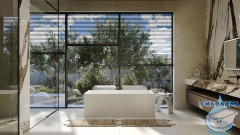 Ванна из искусственного камня ABBER Stein AS9602