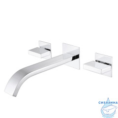 Смеситель для раковины встраиваемый ABBER Wasserfall AF8612 (хром)