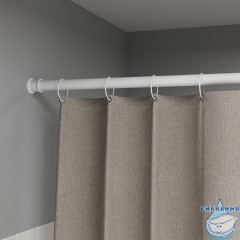 Карниз для ванной комнаты, 110-200 см, белый матовый, Elegante, IDDIS, RSW0120i14
