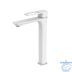 Смеситель для настольного умывальника, белый матовый, Slide, IDDIS, SLIWT01i01