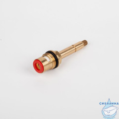 Кран-букса для горячей воды, керамика, 180, 20 зубцов, G1/2", h=87 мм, IDDIS, 998CR870SMH