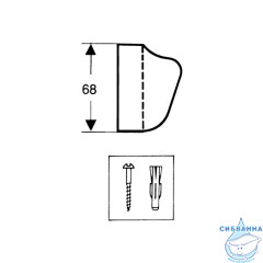 Держатель душа настенный Hansgrohe 28321000