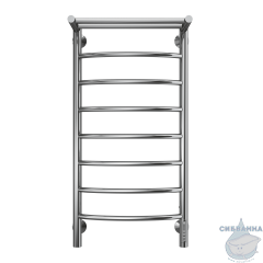 Полотенцесушитель электрический Terminus Классик П8 40х85 с полкой (с возможностью скрытого подключения, подключение справа)