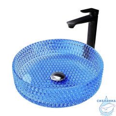 Раковина на столешницу 40 см ABBER Glas AK2301DB 