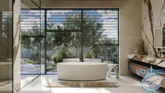 Ванна из искусственного камня ABBER Stein 180x85 AS9627