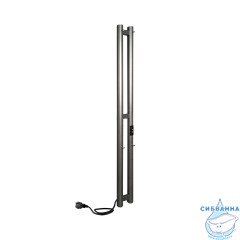 Полотенцесушитель электрический Indigo Style (с таймером) 10х120 графит (с возможностью скрытого подключения, подключение R/L)