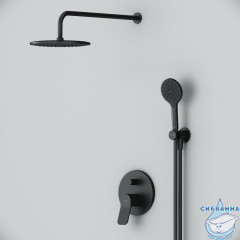 Душевая система Am.Pm X-Joy 220 1 режим FB85A1RH22 (черный матовый)