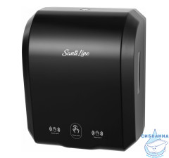 Автоматический диспенсер SantiLine SL-8011 для бумажных полотенец в рулонах (черный матовый)