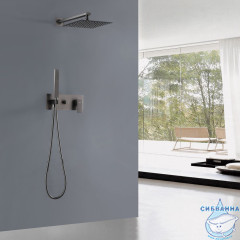 Душевая система Abber Daheim 250 1 режим AF8218NG (никель)