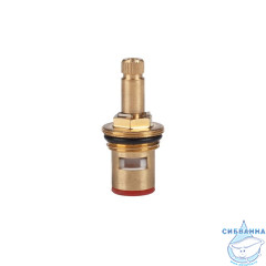 Кран-букса для смесителя, керамика, 90°, 20 зубцов, G1/2", М24, h=50 мм, правая, IDDIS, 998CR501SMH-1