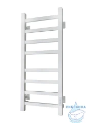 Полотенцесушитель электрический Санприз Контур П8 30х80 (белый матовый) (подключение универсальное)