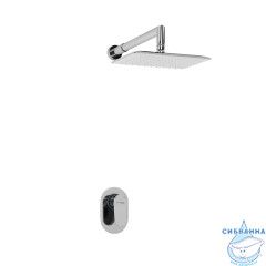 Встраиваемый комплект для душа с верхней душевой насадкой A12031