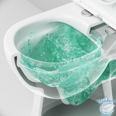 Унитаз напольный безободковый AM.PM Sunny FlashClean с бачком и сиденьем Soft Close (микролифт)