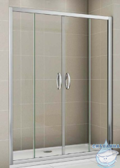 Дверь в нишу Bas LATTE WTW-TD-170-C-WE профиль белый, стекло прозрачное
