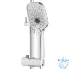 Душевая система Azario Conda 250 1 режим AZ-K2411BN (сатин )