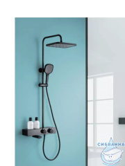 Душевая система Gappo G2495-16 320 1 режим (черный матовый)